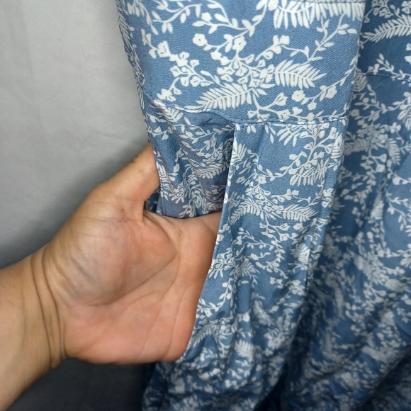 Cj.banks Floral Blue Dress - Picture 2 of 8